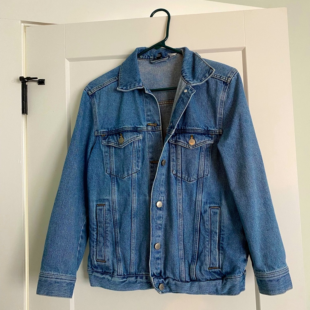 DIVIDED Oversized Blue Jean Jacket